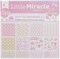 Little Birdie Little Miracle Cardstock Pack 6"X6" 24/Pkg-Baby Girl